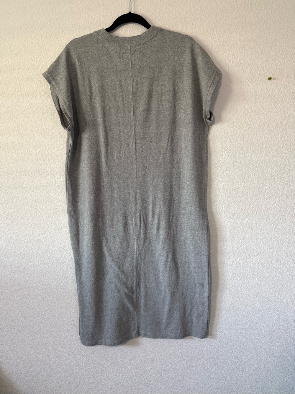 LE BON SHOPPE Everyday Maxi Shirt Dress - Grey Size L V1 - Picture 5 of 14